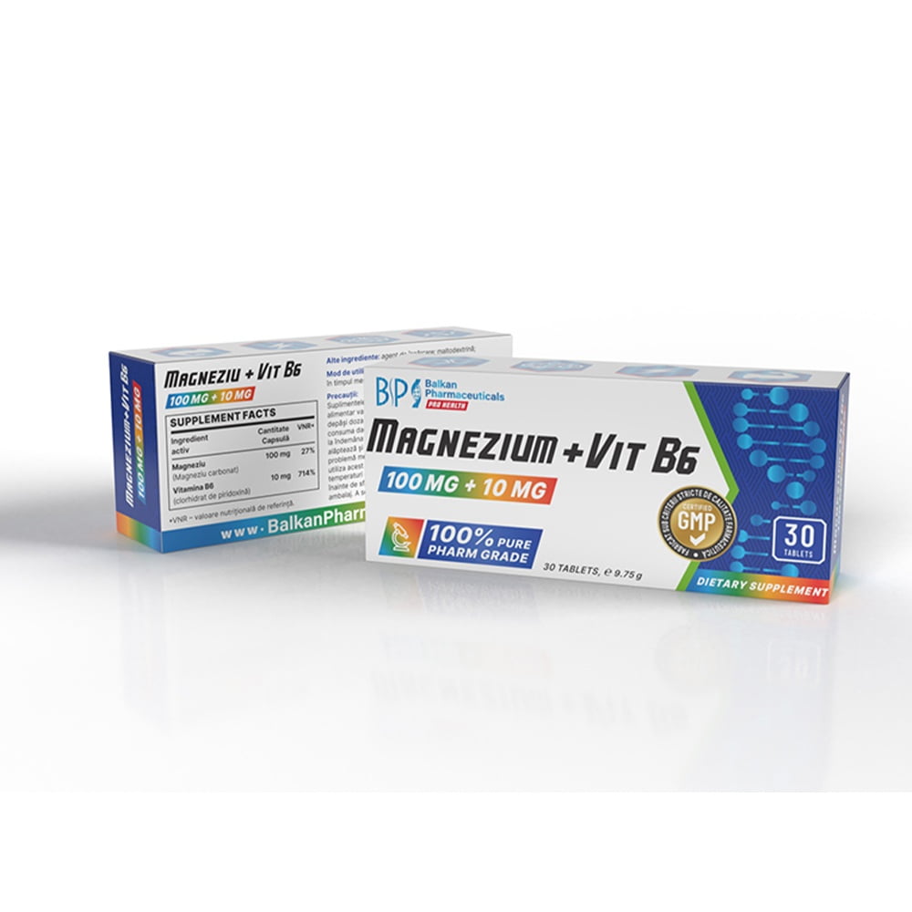 MAGNEZIU + VIT. B6 BP, comp. N30 - 1