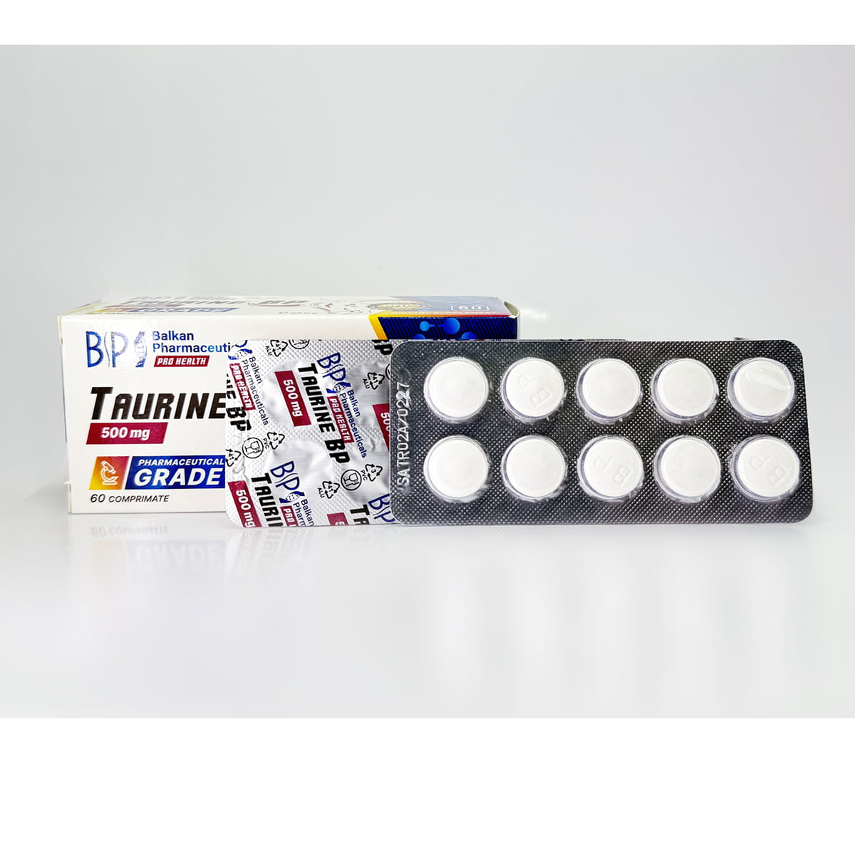 Taurine BP 500mg, compr. N60 - 2