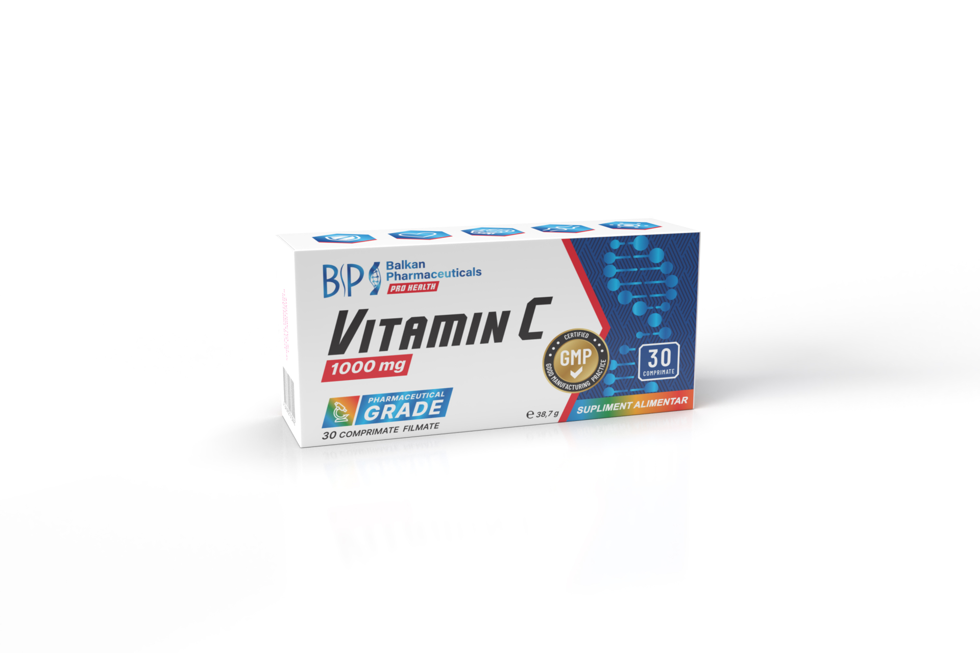 Vitamina C BP, caps. N30 - 1