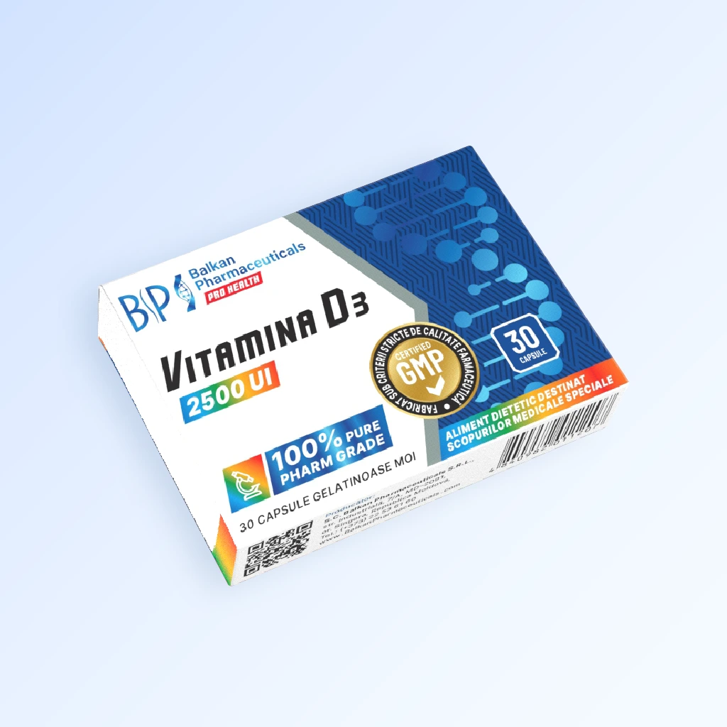 Vitamina D3 2500 UI BP, capsule N30 - 2
