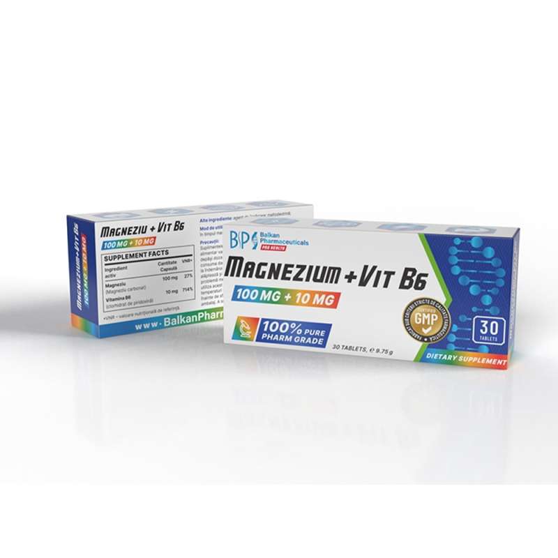MAGNEZIU + VIT. B6 BP, comp. N30