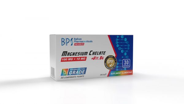 Magnesium Chelate+Vit.B6 (100mg+10mg) comp.N30 BP