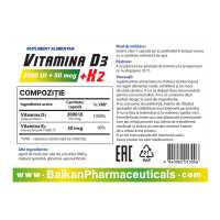 Vitamina D3 + K2 BP, caps. N30 - 3