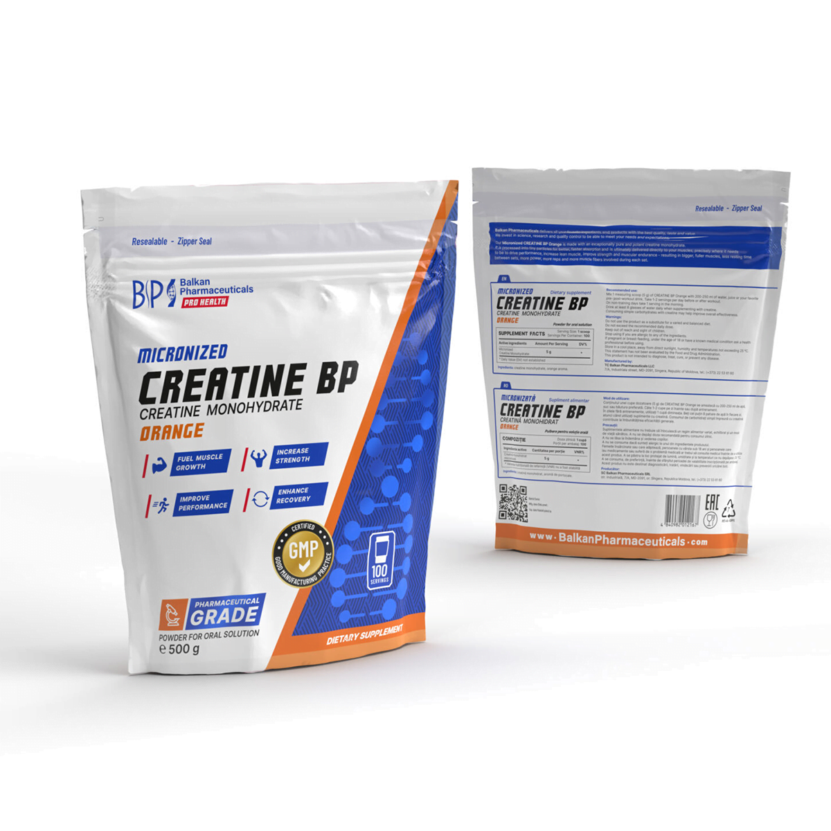 Creatine BP pulb. oral.sol. 500g 